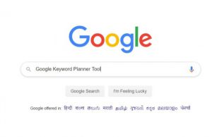 Google Keyword Planner Tool